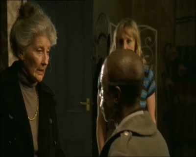 His larynx was burnt away. He can't speak. - Afterlife