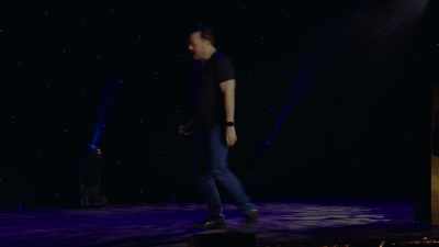 His little gargoyle comes up. "Satan?" - Ricky Gervais: Humanity