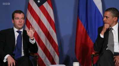 His main argument
for re-election was, - Putin vs the West