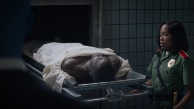 His name is Calvin jelani. He just dropped dead. - Watchmen