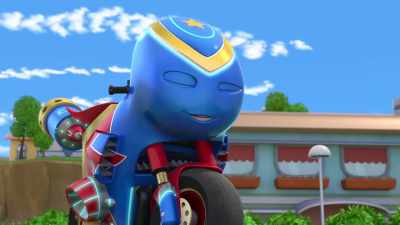 His name was Steel Awesome. - Ricky Zoom