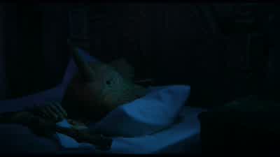 His nose didn't grow. - Guillermo del Toro's Pinocchio
