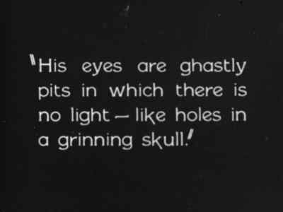 His nose...there is no nose! - The Phantom of the Opera