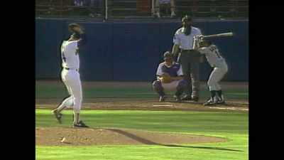 His only Major League homer. - Facing Nolan