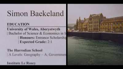 His previous studies, however,
were at the Harrodian school, - Generation Hustle