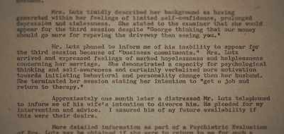 "His rigid expansive
attitude appeared to conceal - Amityville: An Origin Story