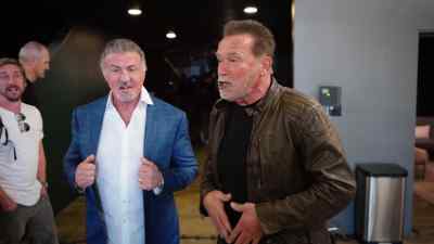 His shirt maker makes a shirt - Arnold & Sly: Rivals, Friends, Icons