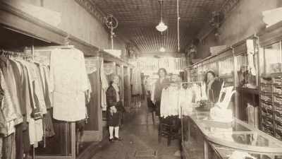 His store then sold wedding
dresses and all the refineries. - Jews of the Wild West