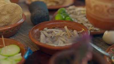 His traditional recipe
makes this little fish - Eva Longoria: Searching for Mexico