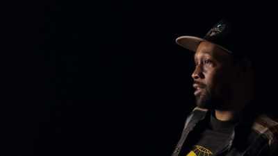 His voice and his cadence
followed by Inspectah Deck. - Wu-Tang Clan: Of Mics and Men