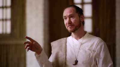 His wife and my
father had an affair. - Krishnas: Gurus. Karma. Murder.