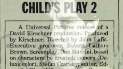 His work was good.
Don was very impressed by him, - Doc of Chucky