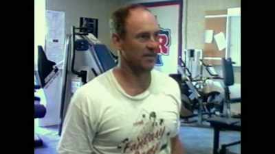 His workout routine was
rigorous for a 20-year-old, - Facing Nolan