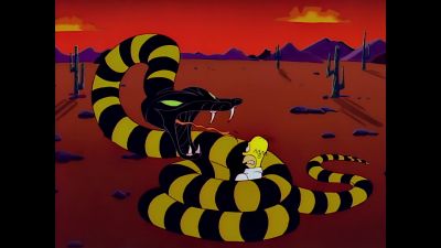 (hissing) - The Simpsons