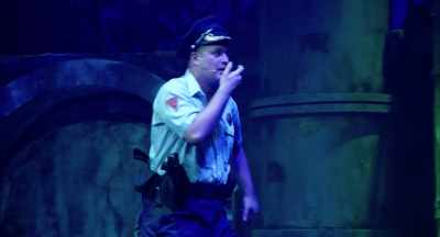 (hissing)
- This is Sal the cop, - The Toxic Avenger: The Musical