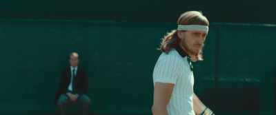 Hit that right, 40-15.
And it's match point for Björn. - Borg vs McEnroe