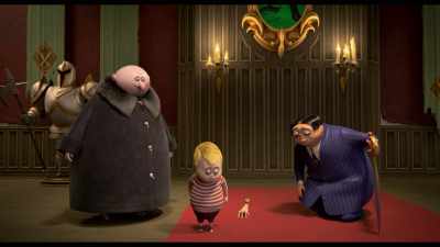 -Hit the showers, kid.
-(SLAPS) - The Addams Family