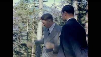 Hitler had a private guarded road, - The Hitler Home Movies