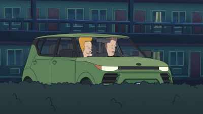 Hm-hm-heh.
[engine starts] - Beavis and Butt Head Do the Universe