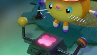 Hm, maybe this is
the button for the brakes. - Abby Hatcher