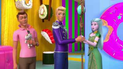 Hm. Nothing could be stranger
than what you're wearing. - Barbie: A Touch of Magic