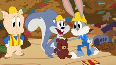 Hm. Okay...
Um, can I try again? - Bugs Bunny Builders