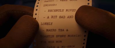 Hmm. "A bit sad and lonely." - That Christmas