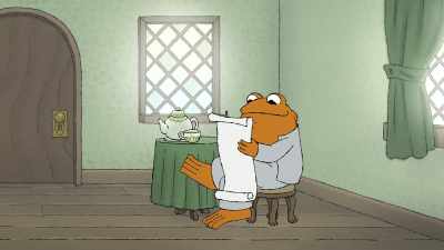Hmm. A list. What to write down first? - Frog and Toad