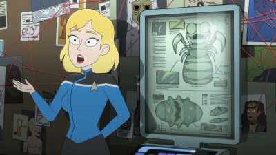 Hmm, apparently,
this species reproduces - Star Trek: Lower Decks