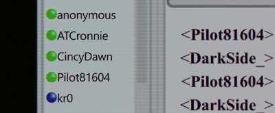 Hmm, "ATCronnie, Pilot81604," - UFO