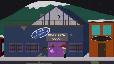 Hmm, Dad's going
to see a movie. - South Park