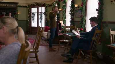 - Hmm.
- Did you sleep at all last night? - Christmas on Windmill Way