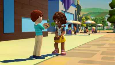 Hmm, en fait, je... je... - Lego Friends: The Next Chapter: New Beginnings
