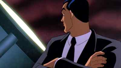 Hmm. He's usually
here by now. - Batman: Mask of the Phantasm