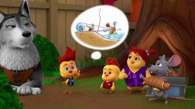 Hmm, how about...
a water wheel! - The Chicken Squad