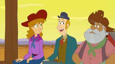 Hmm, and I can see that my first task - Tom and Jerry Cowboy Up!