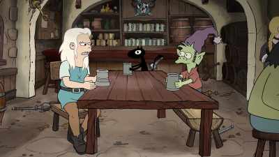 Hmm. I can't quite figure out
why he doesn't trust you. - Disenchantment