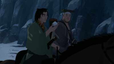 Hmm. I tell you what.
After I kill him, you come work for me. - BLUE EYE SAMURAI
