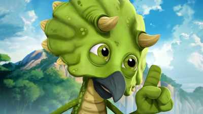 Hmm. I think I know just what'll
make our time capsule perfect! - Gigantosaurus