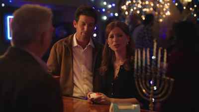 Hmm, it's too bad we're still
missing those two Cohen candles. - Hanukkah on the Rocks