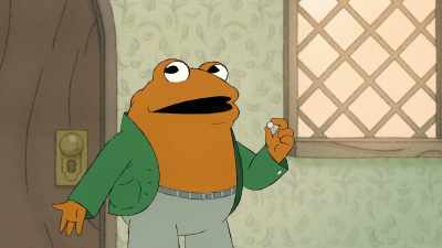 Hmm. Just my luck. Another button. - Frog and Toad