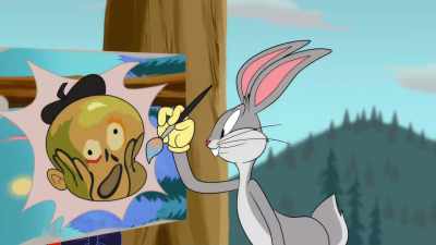 Hmm. Kind of needs something. - Looney Tunes Cartoons