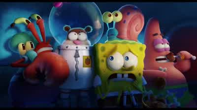 Hmm? Peekaboo! Attack! - The SpongeBob Movie: Sponge on the Run