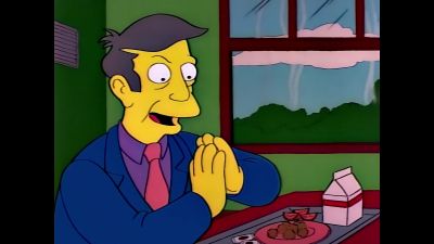 Hmm. Say what they will
about our cafeteria, - The Simpsons