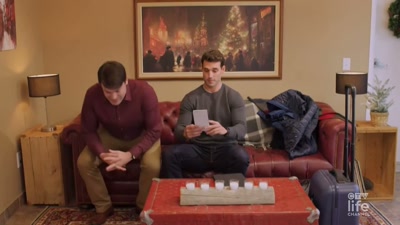 - Hmm.
- So it's time to put up or get mad at me. - A Brush with Christmas