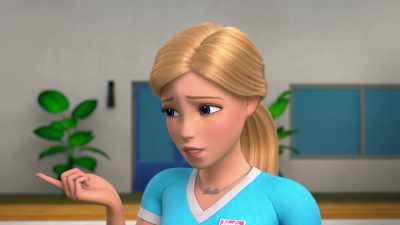Hmm. Sort of.
Mostly just unsettling. - Barbie: A Touch of Magic