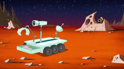 Hmm. That rover is going
right through my danger field. - Looney Tunes Cartoons