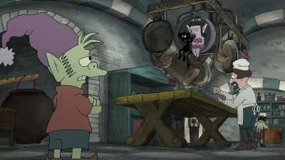 Hmm. Think your sordid saucepan affair
will make me jealous? - Disenchantment