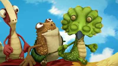-Hmm. This is bad.
-You're telling me! - Gigantosaurus