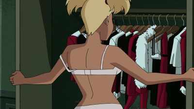 Hmm, what to wear, what to wear? - Batman and Harley Quinn